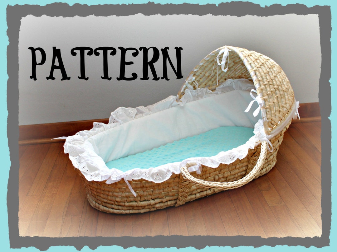 Pattern Moses Basket Sheet tutorial PDF PATTERN Instant Download Etsy