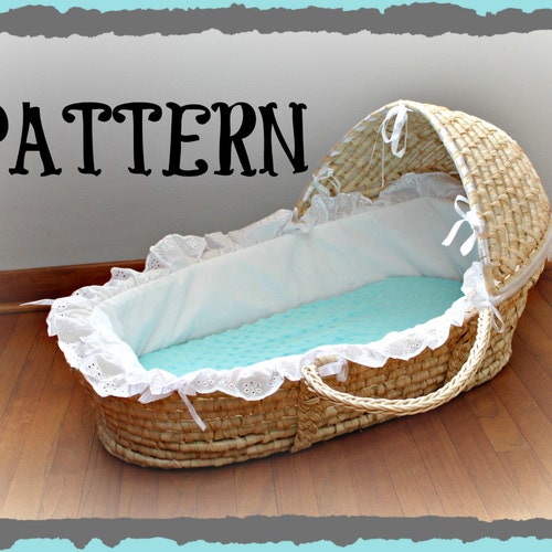 Pattern Moses Basket Sheet tutorial PDF PATTERN Instant Etsy