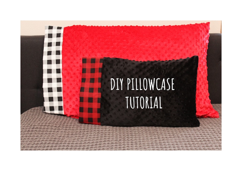 Sewing PDF Tutorial burrito Pillowcase three Sizes Included Etsy