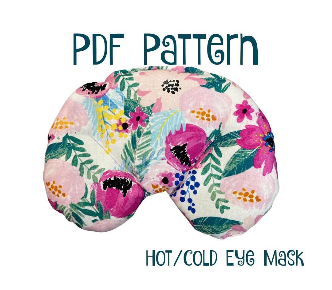 PDF PATTERN Hot/cold Rice Pack for Eyes/forehead Instant Download DIY