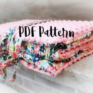 PDF Tutorial - Nap Mat Cover with strap and handles SEWING PATTERN/Tutorial. Mats measuring 5/8x19x45, 1x19x45, 2x19x44, 1x24x48, 2x24x48