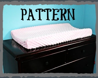 PDF PATTERN + VIDEO with Templates: Contoured Changing Pad Cover - Instant Download