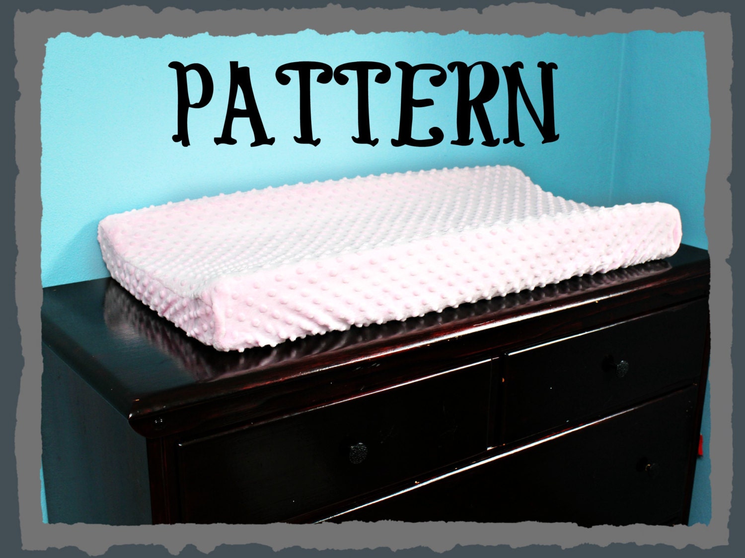 PDF PATTERN with Templates Contoured Changing Pad Cover Etsy