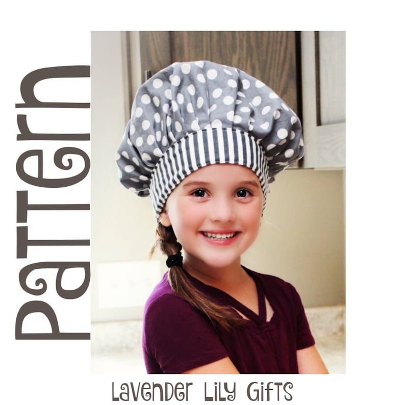 PDF PATTERN Baker's Hat Chef's Hat Youth Adult Etsy
