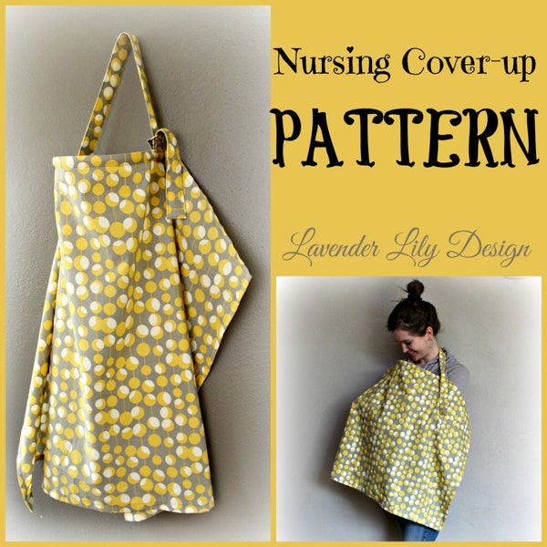 PATTERN - Nursing Canopy - Breastfeeding Cover-up - Tutorial - PDF download - Step by Step Instruction