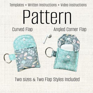 PDF Pattern - Snap Keyring Pouch Tutorial/Pattern - Instant Download - Sewing - Air Pod Pouch - Lipstick Pouch - Money Pouch  DIY