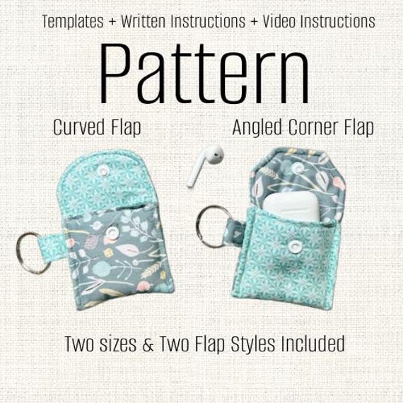 PDF Pattern - Snap Keyring Pouch Tutorial/Pattern - Instant Download - Sewing - Air Pod Pouch - Lipstick Pouch - Money Pouch  DIY