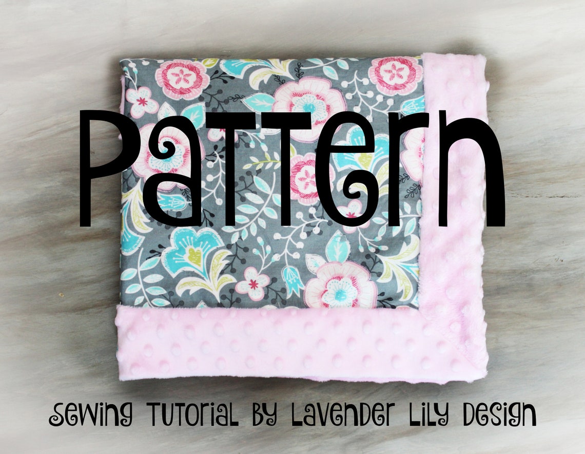 Self Binding Blanket Tutorial INSTANT DOWNLOAD DIY Sewing Etsy