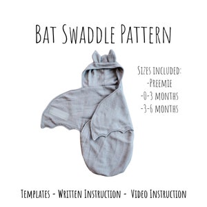 Pattern - Tutorial - Infant Swaddle Sack - Swaddle - INSTANT DOWNLOAD - 3 sizes included (Preemie - Newborn - 3/6 month)