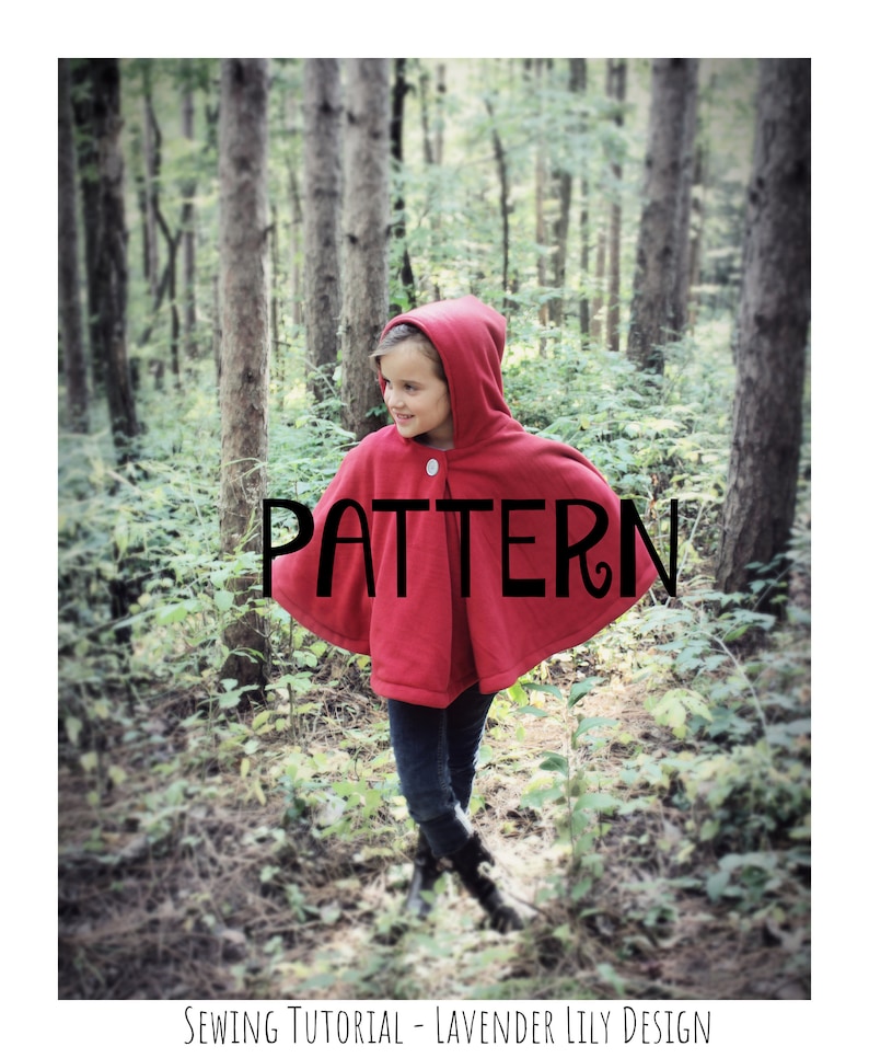 Little Red Riding Hood DIY 5 Sizes Included! Tutorial + Video ...
