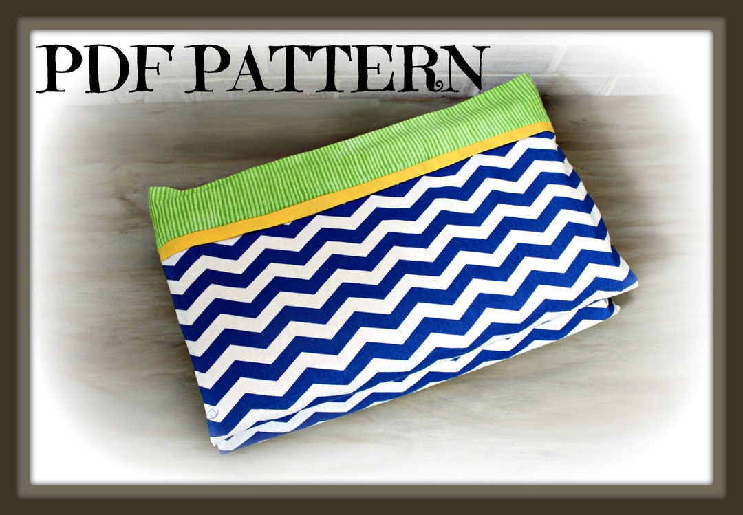 PDF Tutorial - Nap Mat Cover for 1" Kindermat (19"x44/45" X 1") SEWING ...