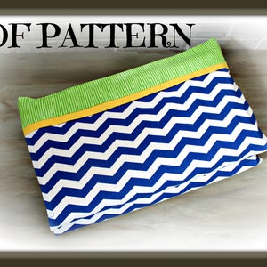 PDF Tutorial - Nap Mat Cover for 1&quot; Kindermat (19&quot;x44/45&quot; x 1&quot;) SEWING PATTERN