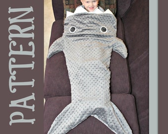 PATTERN - Shark Fin Tail - PDF - Instant download -