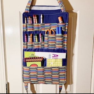 TUTORIAL  - Travel Art-Folio - Crayon/ Coloring Book Holder - Kids Crafts Portfolio - INSTANT DOWNLOAD - Pattern