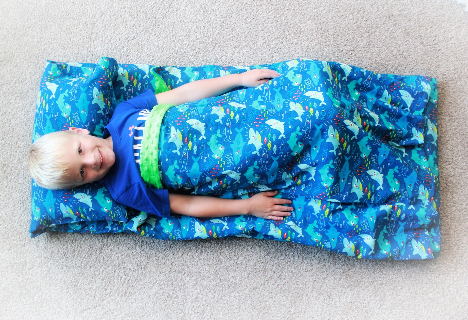 PDF Tutorial + Video Tutorial - Nap Mat Cover With Attached Blanket and ...