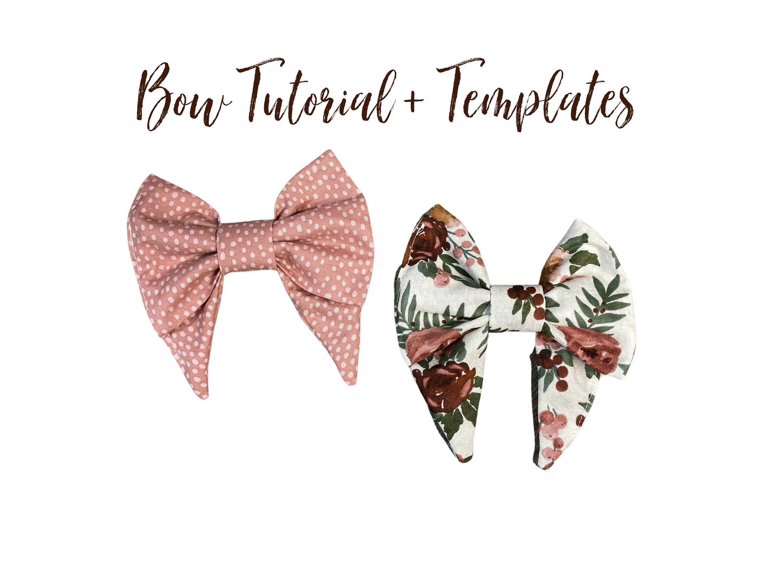 PDF PATTERN Bow Pattern/tutorial- Instant Download - PDF - Etsy