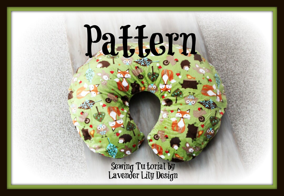 PATTERN - Tutorial - Breastfeeding Pillow Pillowcase - Nursing Pillow ...
