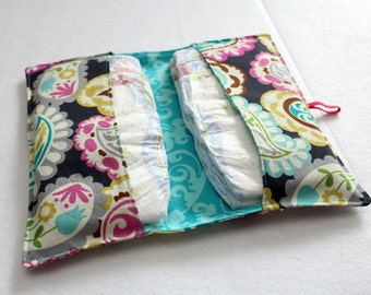 Tutorial/Pattern - Diaper Clutch - PDF Instant Download - Diaper Case - Travel Diaper Holder