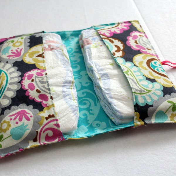 Tutorial/Pattern - Diaper Clutch - PDF Instant Download - Diaper Case - Travel Diaper Holder