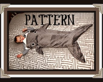 PATTERN - Shark Fin Tail - PDF - Instant download -