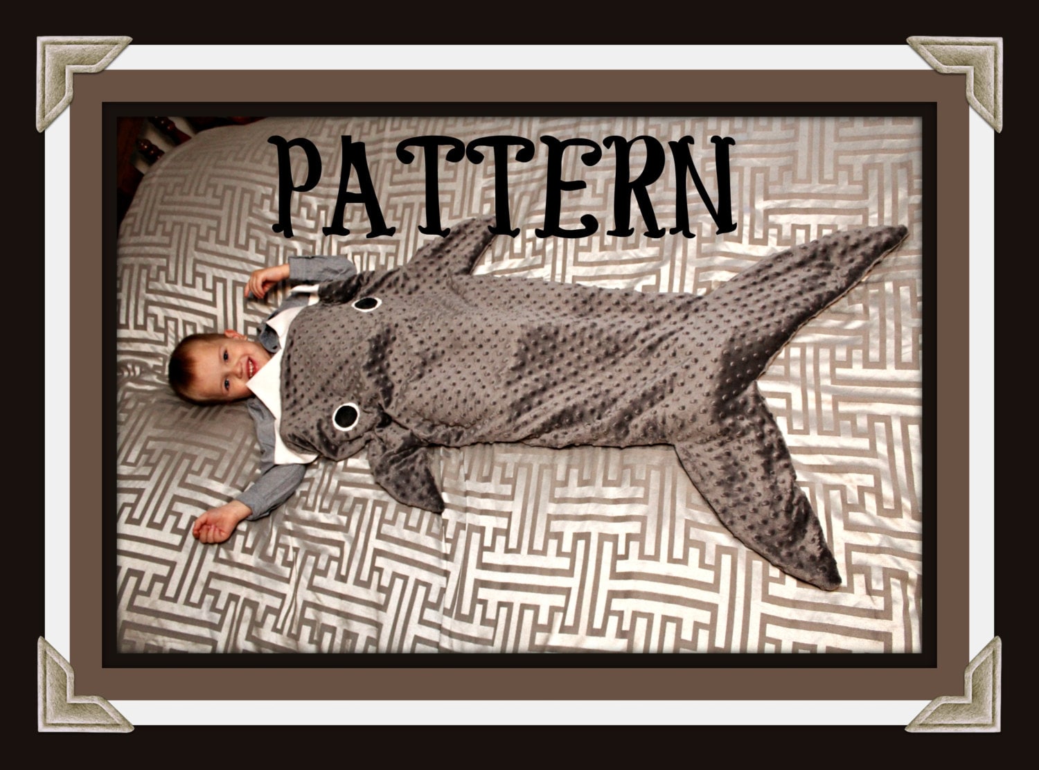 PATTERN - Shark Fin Tail - PDF - Instant download -