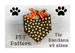 PDF PATTERN/Tutorial Dog Bandana - x5 sizes - Instant Download - PDF - Video Tutorial + Written Instructions + Templates 