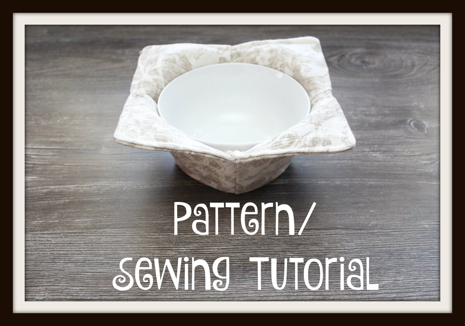 Hot Pad for Bowl PDF Tutorial/pattern Instant Download. Hot Pad for