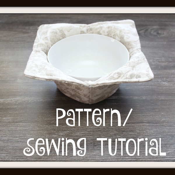 Hot Pad for Bowl PDF Tutorial/PATTERN - Instant Download.  Hot pad for bowl - DIY - Hot Pad - Bowl