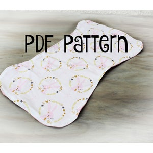 PATTERN - Tutorial - Baby Burp Cloths- Instant Download - Step By Step Instructions