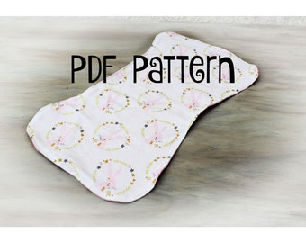 PATTERN - Tutorial - Baby Burp Cloths- Instant Download - Step By Step Instructions