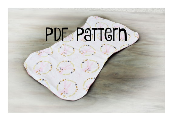 PATTERN - Tutorial - Baby Burp Cloths- Instant Download - Step By Step Instructions