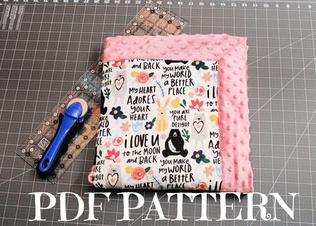 Self Binding Blanket Tutorial INSTANT DOWNLOAD DIY formula Provided for