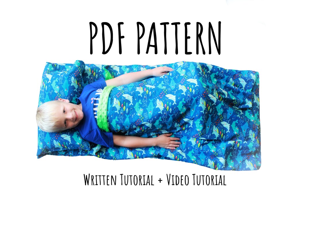 PDF Tutorial Video Tutorial Nap Mat Cover With Attached Blanket and