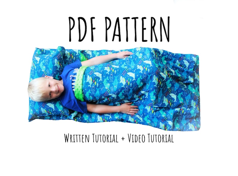 PDF Tutorial + Video Tutorial - Nap Mat Cover With Attached Blanket and ...