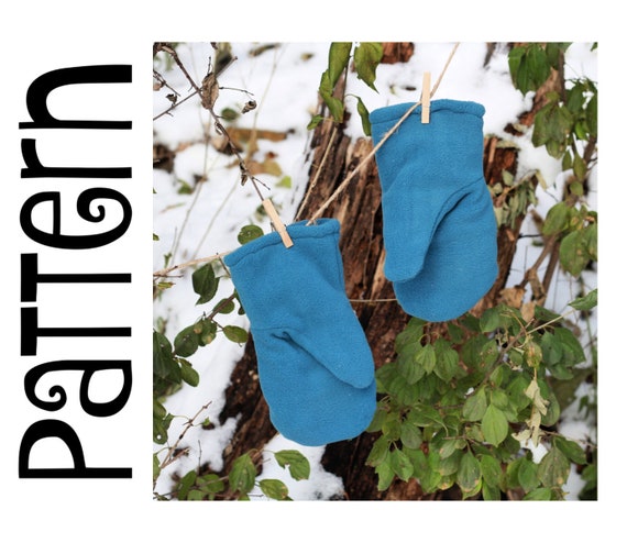 4 Sizes Included mitten PDF Pattern Instant Download 4 | Etsy