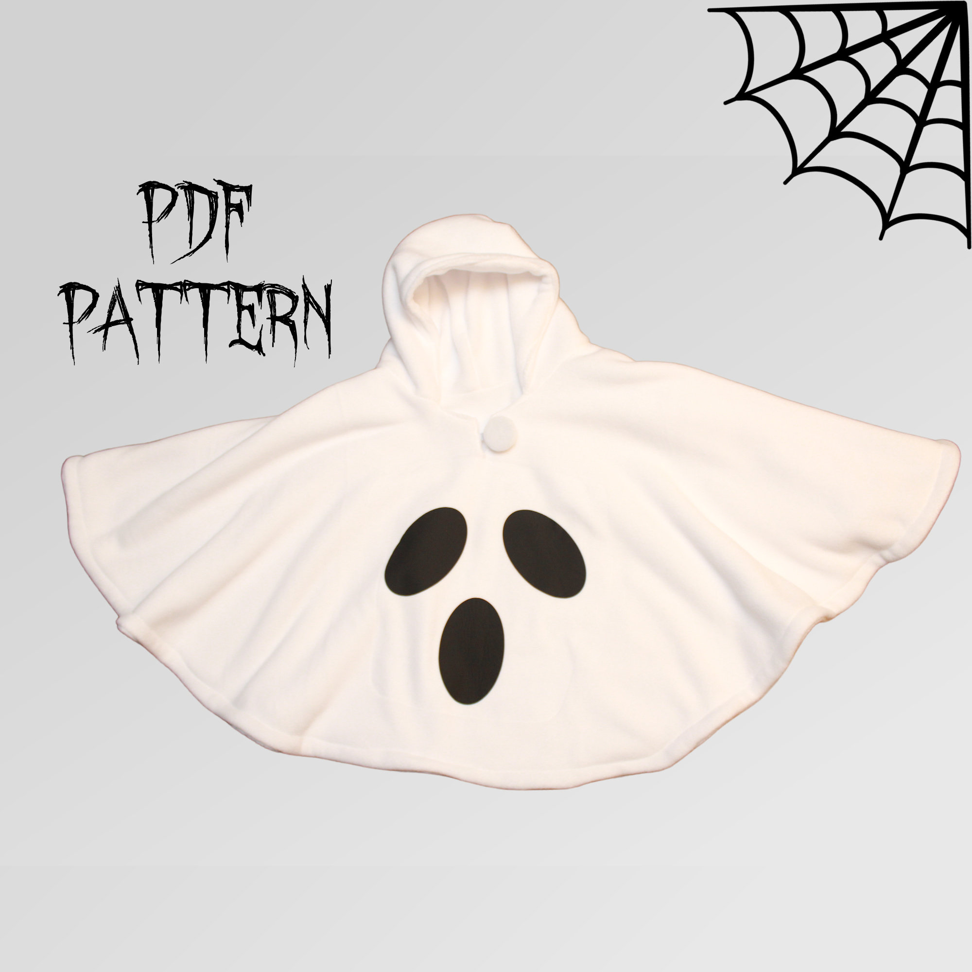 Ghost Costume Pattern Toddler Etsy