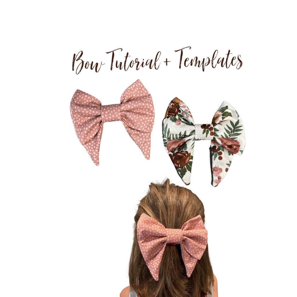 PDF PATTERN Bow Pattern/tutorial- Instant Download - PDF - Etsy