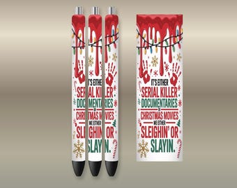 Schlitten oder Töten Stift-Wrap-Bundle - Lustiger Weihnachten True Crime Digitaler Download
