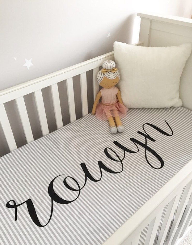 Personalized Crib Sheet Etsy
