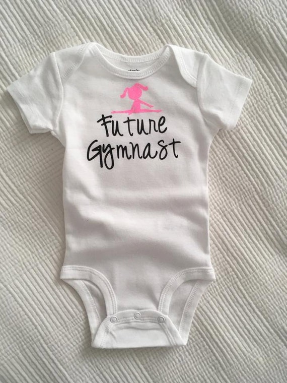 future gymnast onesie gymnastics onesie gymnastics clothing Etsy