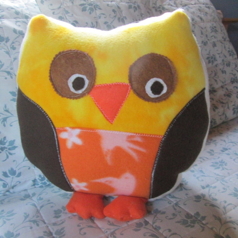 squishy owl pillow