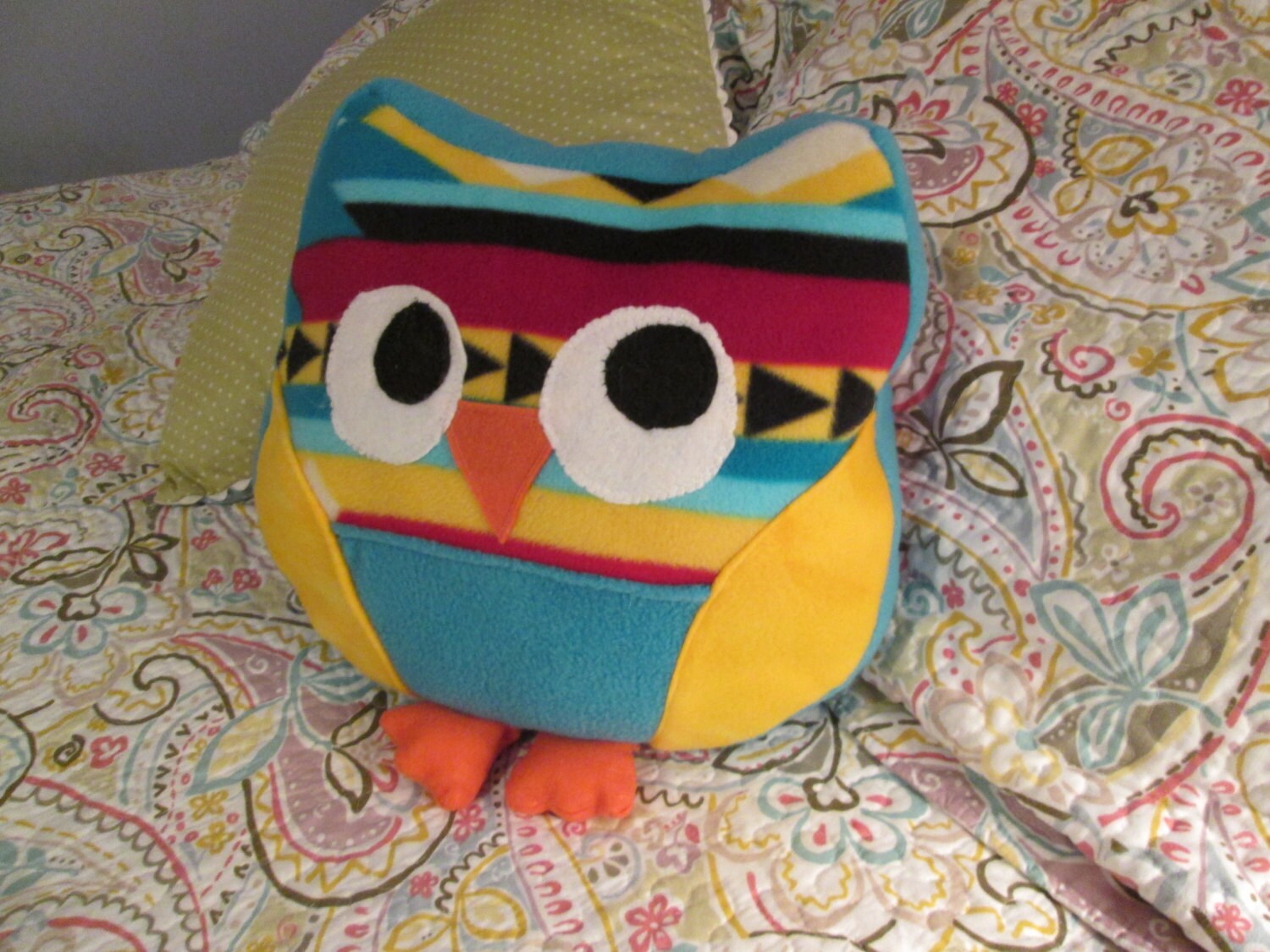 squishy owl pillow