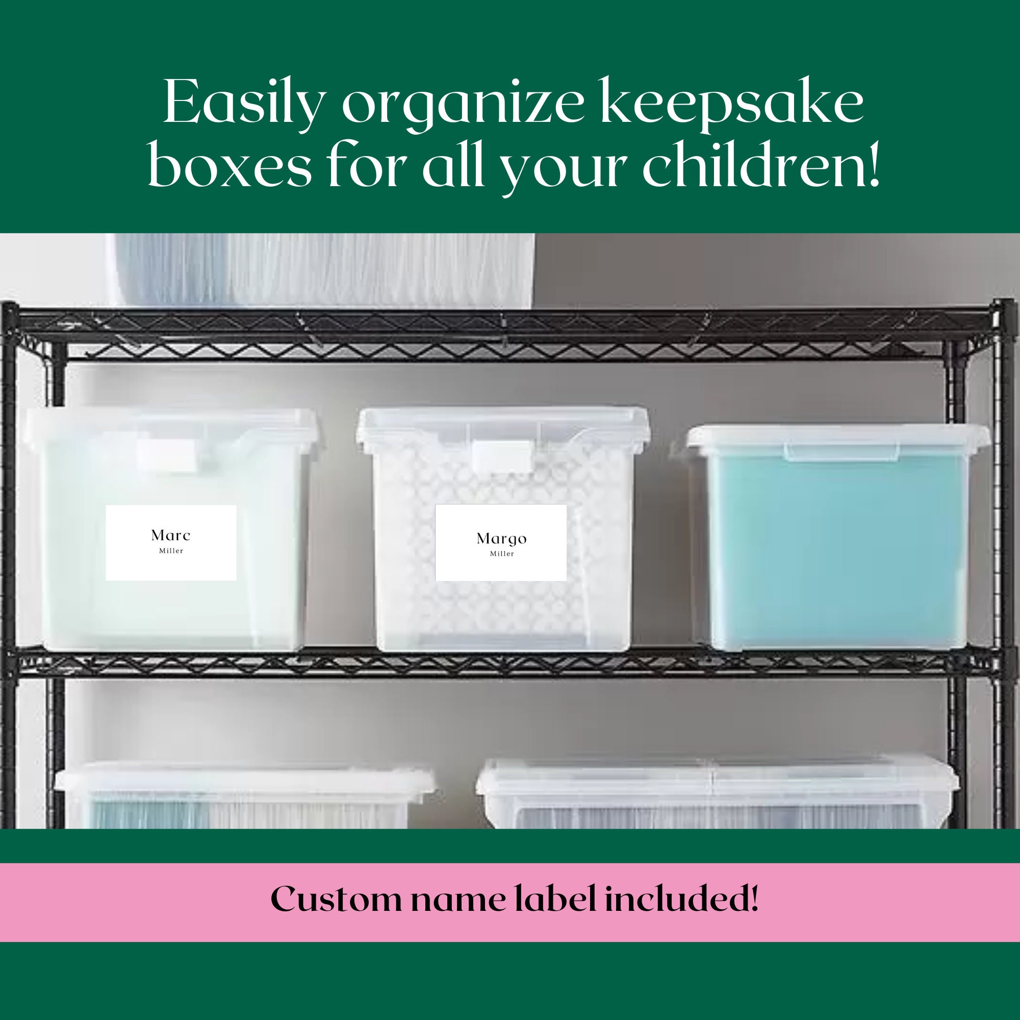 School Memory Box Kit Printable, Children's Memory Kit, Kid's Memory ...