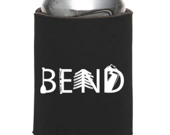 Bend Oregon Activity Letters Beer Can Cooler