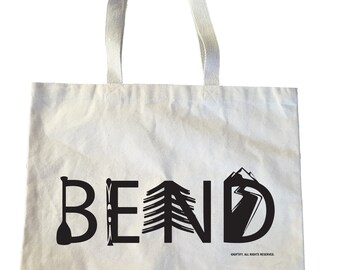 Bend Activity Letters Heavyweight Tote Bag