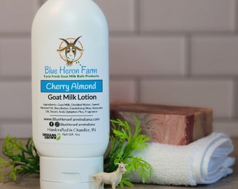 4oz Handmade Goat Milk Lotion, Gentle Skincare