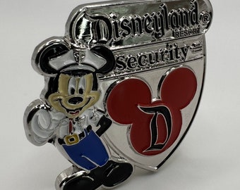 Disneyland Security Badge-Mickey Mouse Enamel PIN