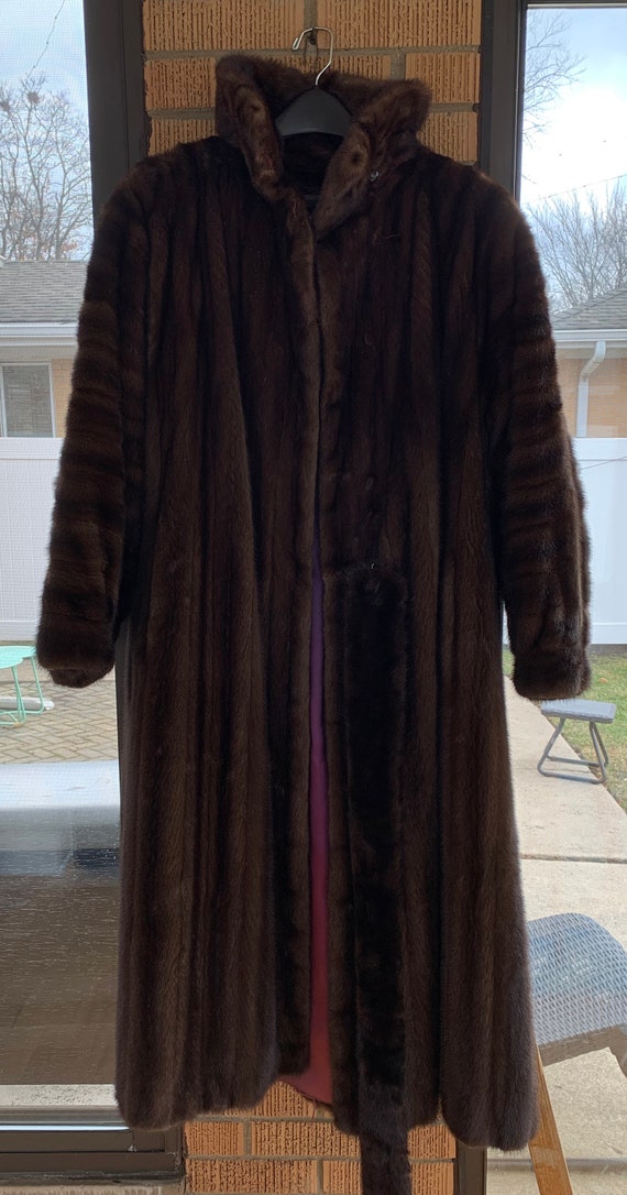 Vintage Bonwit Teller Women's Long Fur Coat