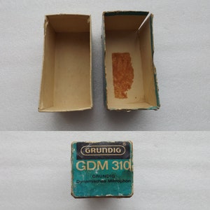 Vintage Microphone Grundig GDM 310 , In Original Box , Made in Germany , Free Worldwide Shipping image 10