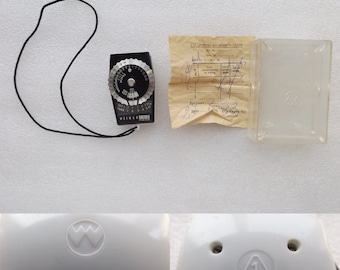 Fotómetro vintage Weimar Lux NOVA (Alemania, RDA) con caja original. Artículo de colección. Envío gratuito.